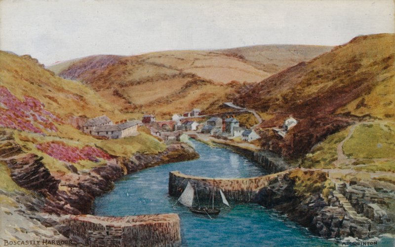 Boscastle, přístav od Alfred Robert Quinton
