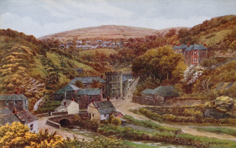 Vesnice Boscastle od Alfred Robert Quinton
