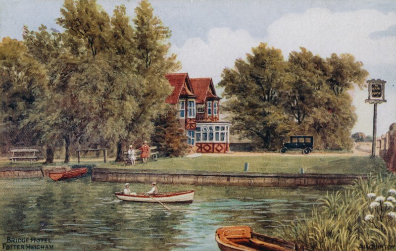 Bridge Hotel, Potter Heigham od Alfred Robert Quinton