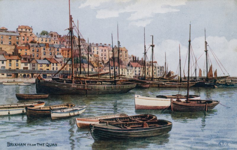 Brixham, z Quay od Alfred Robert Quinton