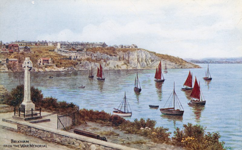 Brixham, z válečného památníku od Alfred Robert Quinton