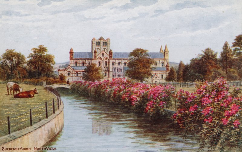 Buckfast Abbey, North View od Alfred Robert Quinton