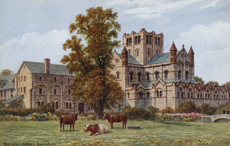 Buckfast Abbey, jihovýchod od Alfred Robert Quinton