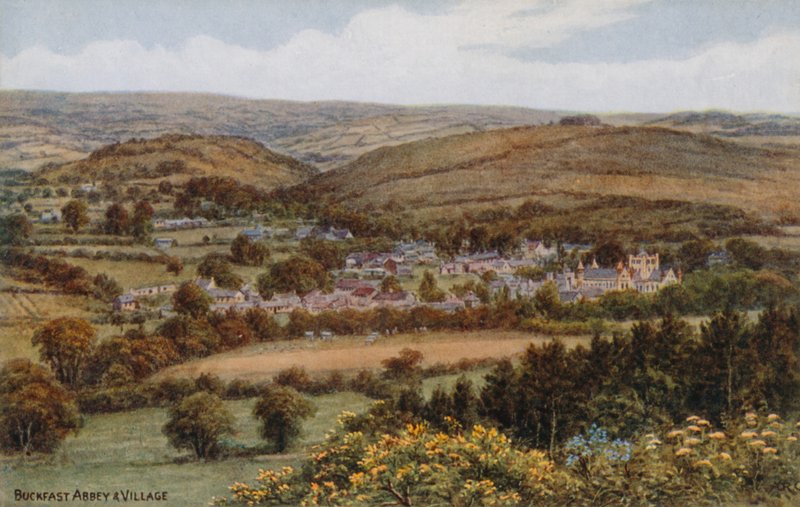 Buckfast Abbey and Village od Alfred Robert Quinton