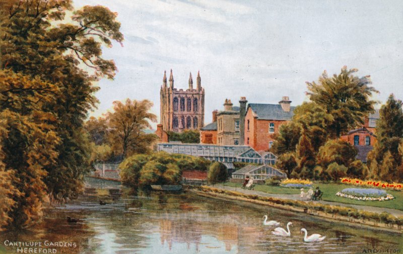 Cantilupe Gardens, Hereford od Alfred Robert Quinton