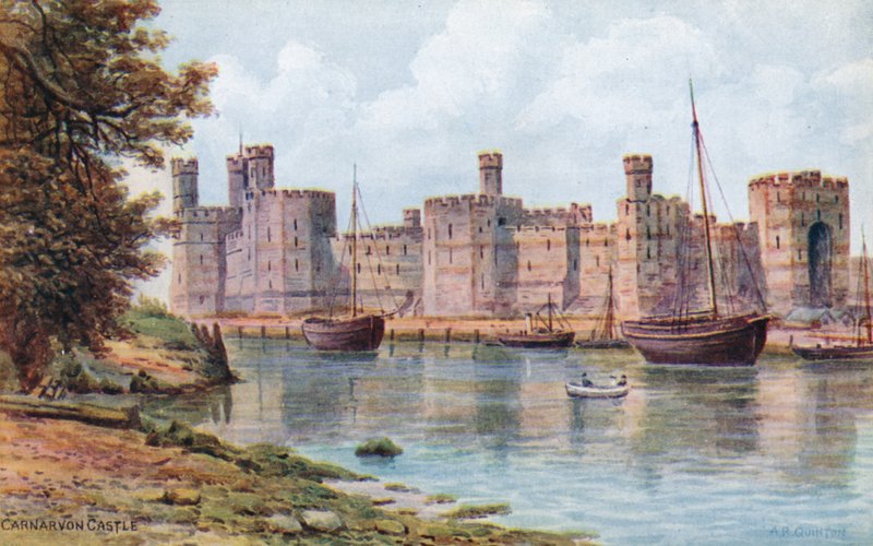 Hrad Carnarvon od Alfred Robert Quinton