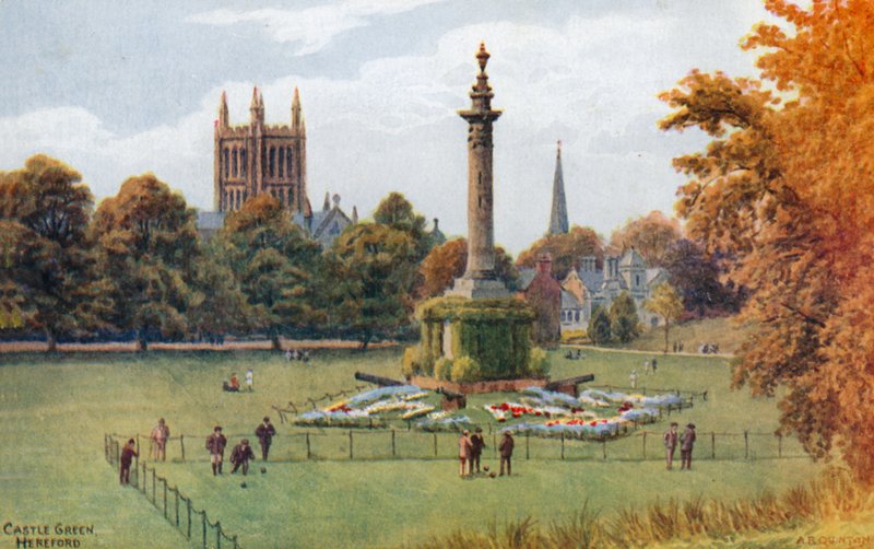 Castle Green, Hereford od Alfred Robert Quinton