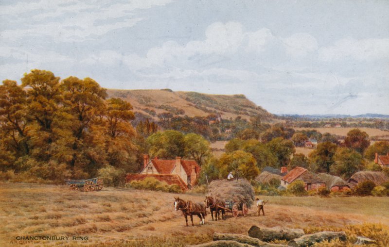 Chanctonbury Ring poblíž Worthing od Alfred Robert Quinton