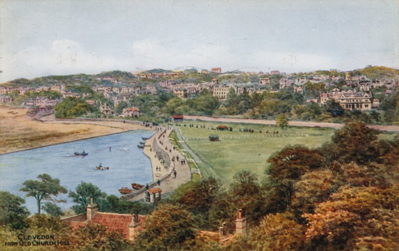 Clevedon, z kopce Old Church Hill od Alfred Robert Quinton