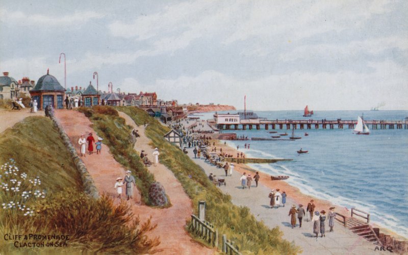 Cliff and Promenade, Clacton-on-Sea od Alfred Robert Quinton