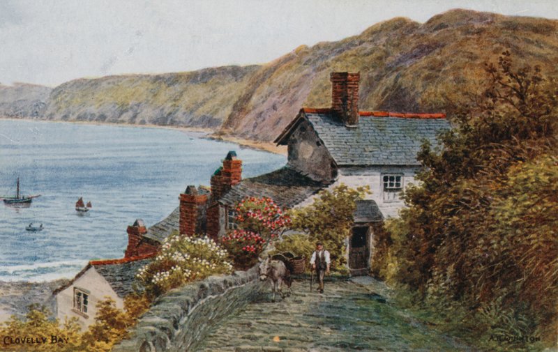 Zátoka Clovelly od Alfred Robert Quinton