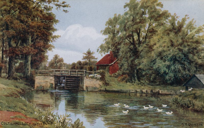 Zámek Coltishall na řece Bure od Alfred Robert Quinton