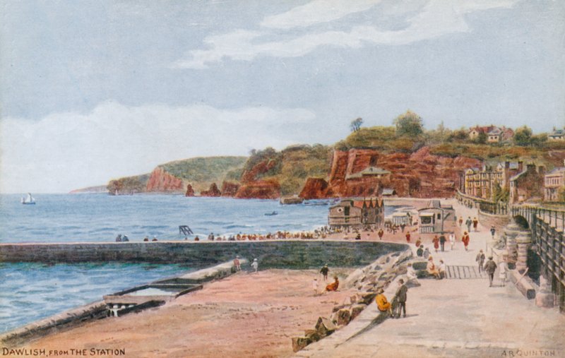 Dawlish, od nádraží od Alfred Robert Quinton