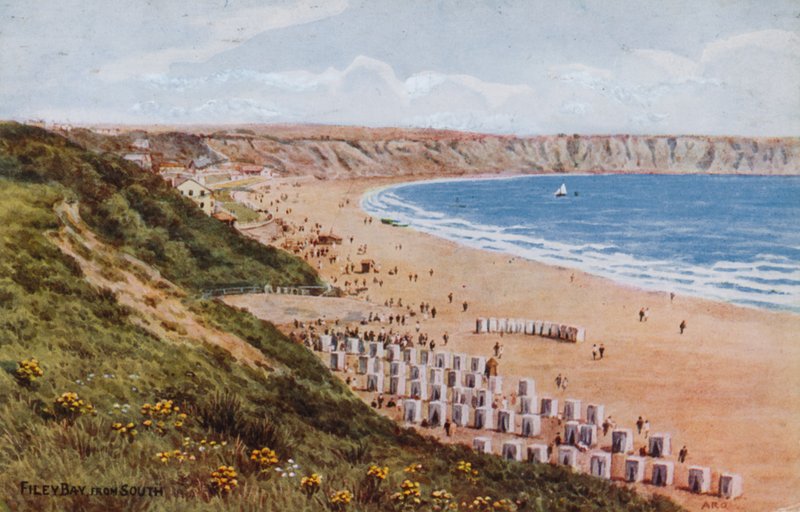 Filey Bay, z jihu od Alfred Robert Quinton