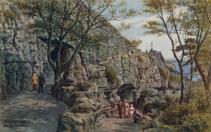 Folkestone, Zig Zag Walk od Alfred Robert Quinton