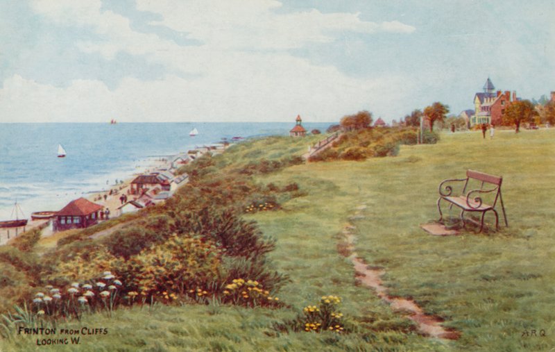 Frinton z Cliffs při pohledu na západ od Alfred Robert Quinton