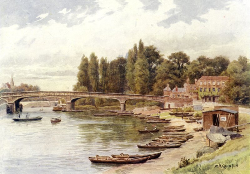 Hamptonský most od Alfred Robert Quinton