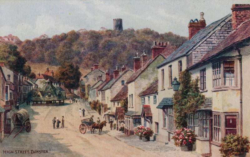 High Street, Dunster od Alfred Robert Quinton