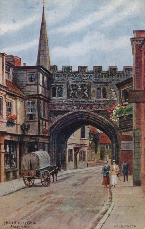 High Street Gate, Salisbury od Alfred Robert Quinton