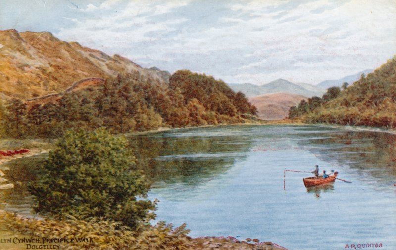 Llyn Cynwch, Precipice Walk, Dolgelley od Alfred Robert Quinton