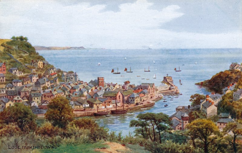 Looe, From The Downs od Alfred Robert Quinton