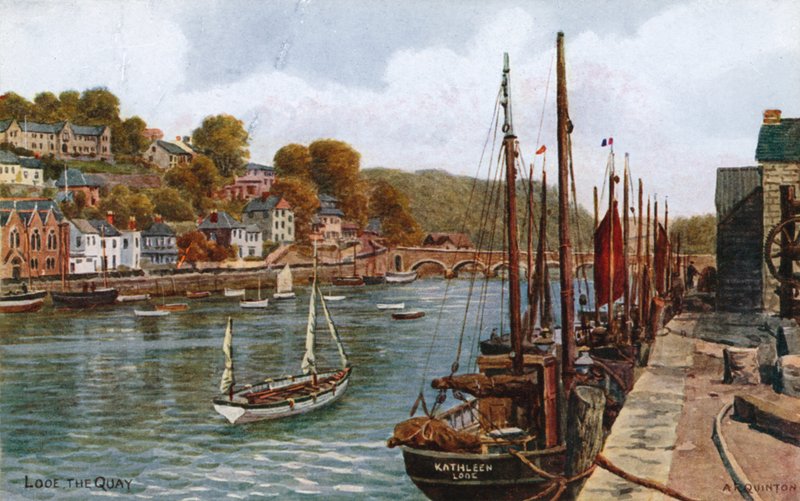 Looe, The Quay od Alfred Robert Quinton