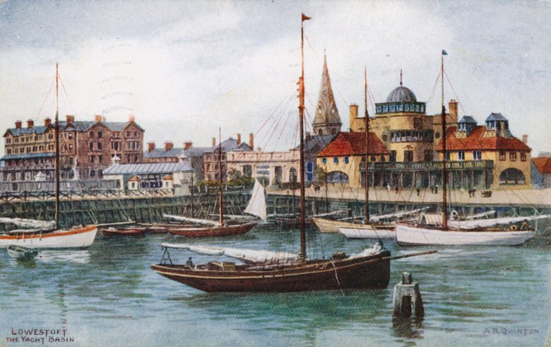 Lowestoft, The Yacht Basin od Alfred Robert Quinton