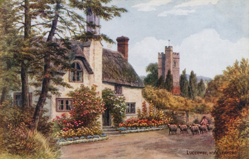 Luccombe, Nr Allerford od Alfred Robert Quinton
