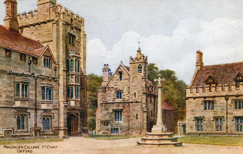 Magdalen College, 1. soud, Oxford od Alfred Robert Quinton