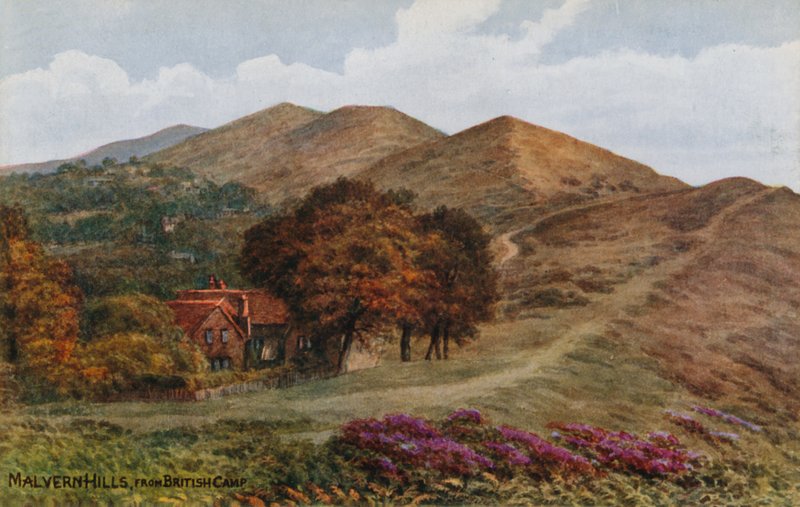 Malvern Hills z britského tábora od Alfred Robert Quinton