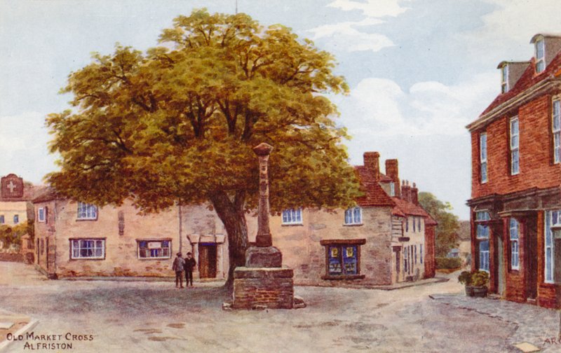 Old Market Cross, Alfriston od Alfred Robert Quinton