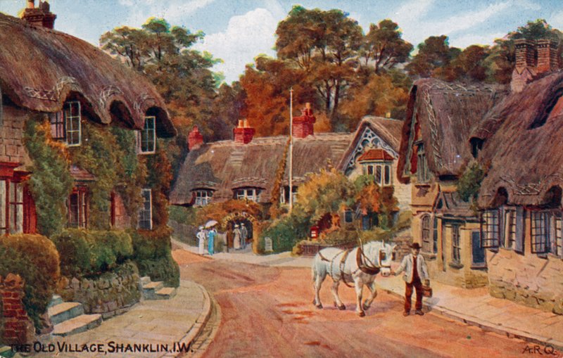 Old Village, Shanklin, Isle of Wight od Alfred Robert Quinton