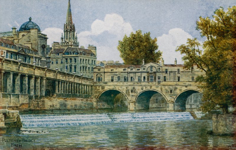 Pulteney Bridge, Bath od Alfred Robert Quinton