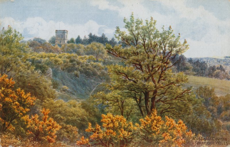 Rusthall Church, Tunbridge Wells od Alfred Robert Quinton