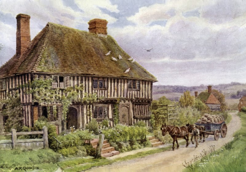 Malý Hythe, poblíž Tenterden, Kent od Alfred Robert Quinton