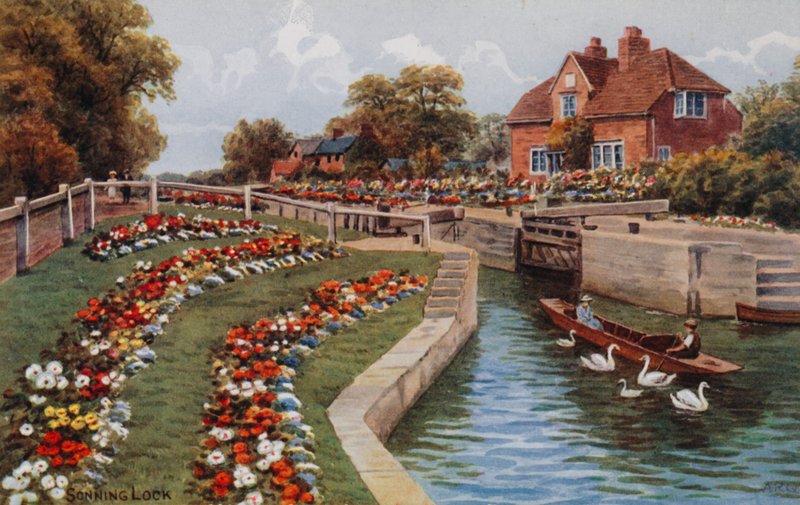 Zámek Sonning Lock od Alfred Robert Quinton