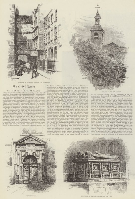 Svatá Helena, Bishopsgate od Alfred Robert Quinton