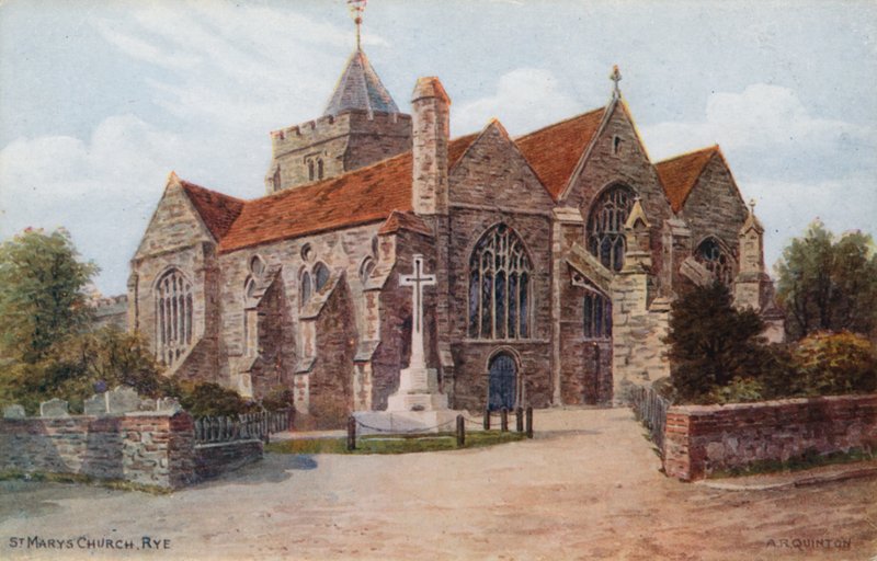 Kostel St Marys, Rye od Alfred Robert Quinton