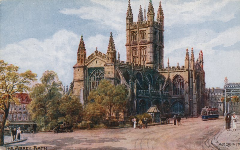 Opatství, Bath od Alfred Robert Quinton
