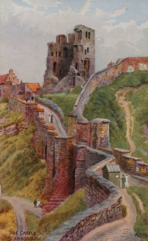 Hrad, Scarborough od Alfred Robert Quinton