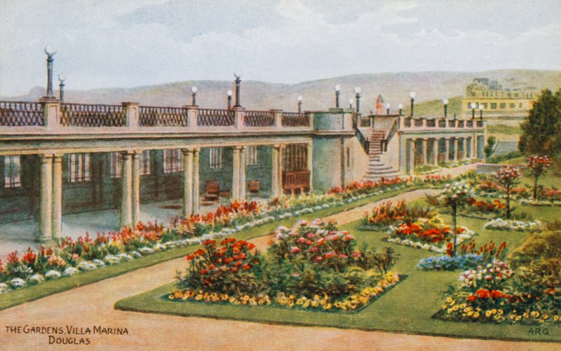 Zahrady, Villa Marina, Douglas od Alfred Robert Quinton