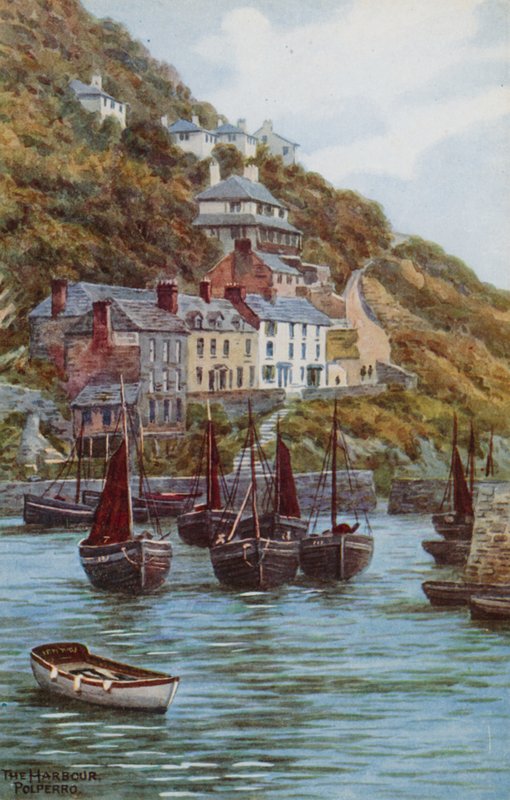 Přístav, Polperro od Alfred Robert Quinton