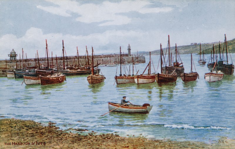 Přístav, St Ives od Alfred Robert Quinton