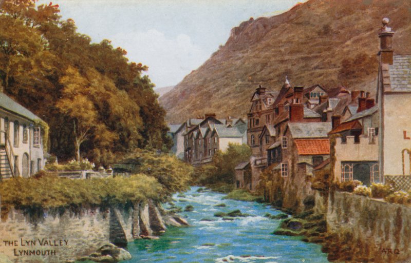 Lyn Valley, Lynmouth od Alfred Robert Quinton
