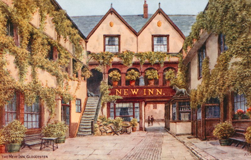 The New Inn, Gloucester od Alfred Robert Quinton