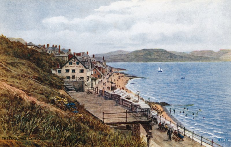 Promenáda, Lyme Regis od Alfred Robert Quinton