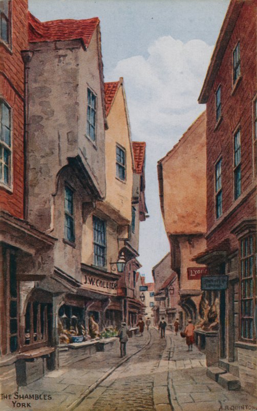 Shambles, York od Alfred Robert Quinton