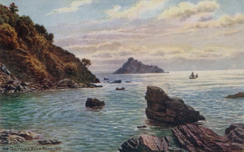 The Thatcher Rock, Torquay od Alfred Robert Quinton