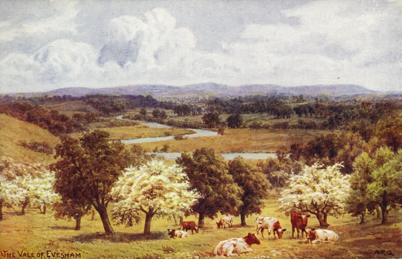 Údolí Evesham od Alfred Robert Quinton
