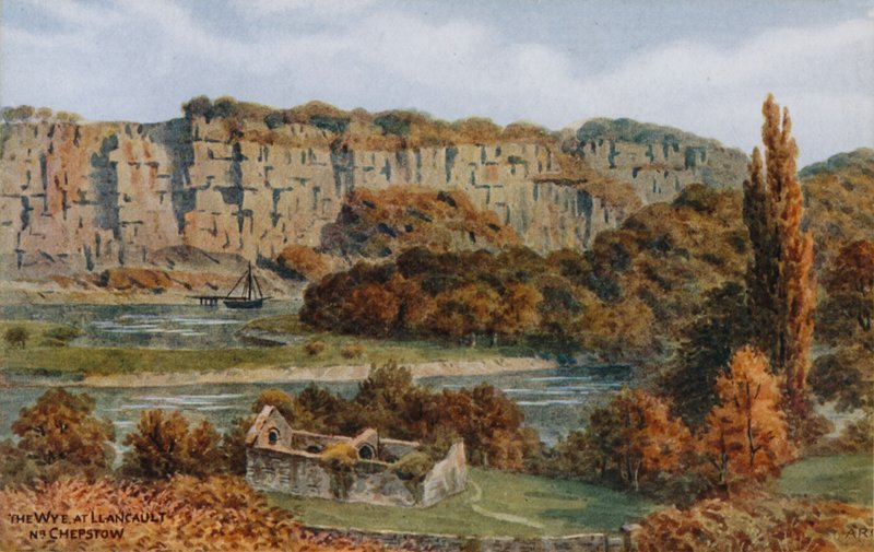 The Wye v Llancault, Nr Chepstow od Alfred Robert Quinton